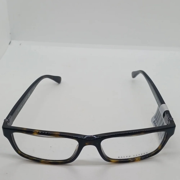 NWT UNISEX RALPH LAUREN EYEGLASS FRAMES 6213 DARK BROWN TORTOISE - Picture 3 of 5